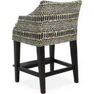 Picture of SLIPCOVERED CAMPAIGN COUNTER STOOL     