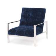 Picture of ARLO TUFTED CHROME CHAIR