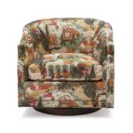 Picture of CARLY WOOD SWIVEL CHAIR