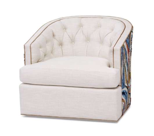 Picture of BARDOT TUFTED SWIVEL CHAIR