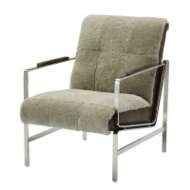 Picture of JADA TUFTED CHROME CHAIR