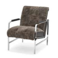 Picture of JADA TUFTED CHROME CHAIR