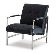 Picture of JADA TUFTED CHROME CHAIR