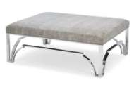 Picture of CYRA CHROME OTTOMAN