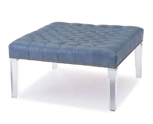 Picture of NIKITA TUFTED ACRYLIC OTTOMAN