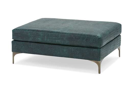 Picture of LAUREN BRONZE RECTANGULAR OTTOMAN