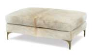 Picture of LAUREN BRONZE RECTANGULAR OTTOMAN