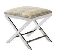 Picture of ANYA CHROME OTTOMAN