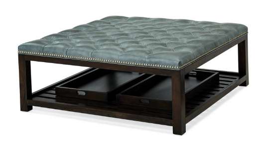 Picture of RAND SQUARE TUFTED OTTOMAN