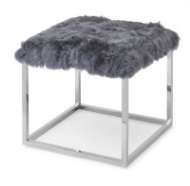 Picture of LARK CHROME OTTOMAN