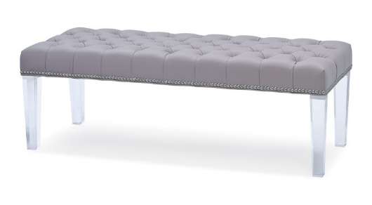 Picture of NIKITA TUFTED LONG ACRYLIC BENCH