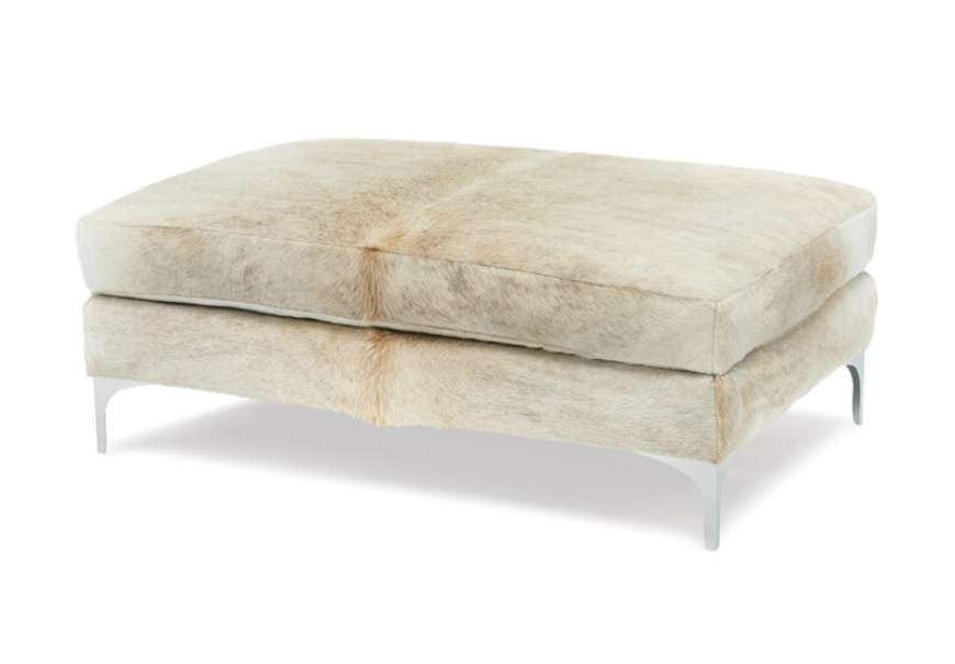 Picture of LAUREN CHROME RECTANGULAR OTTOMAN