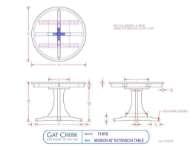 Picture of MISSION ROUND EXTENSION TABLE