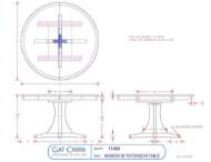 Picture of MISSION ROUND EXTENSION TABLE