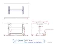 Picture of LEWIS TRESTLE TABLE