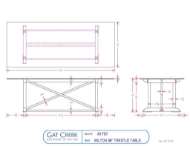 Picture of MILTON TRESTLE TABLE