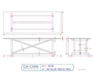 Picture of MILTON TRESTLE TABLE