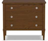 Picture of MONACO 33" THREE DRAWER NIGHTSTAND