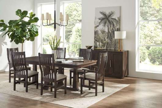 Picture of LATHAM PEDESTAL DINING TABLE