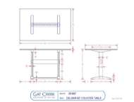 Picture of DELMAR COUNTER TABLE