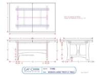 Picture of MISSION TRESTLE TABLE