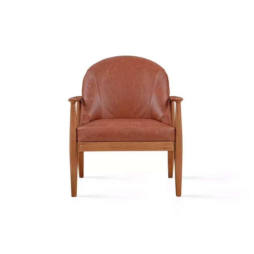 Picture of ELENA LEATHER LOUNGE CHAIR