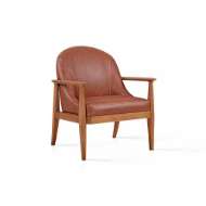 Picture of ELENA LEATHER LOUNGE CHAIR