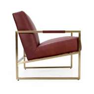 Picture of MUNRO LEATHER LOUNGE CHAIR