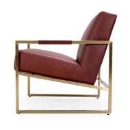 Picture of MUNRO LEATHER LOUNGE CHAIR