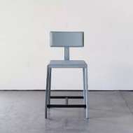 Picture of CATO TOP GRAIN LEATHER COUNTER STOOL