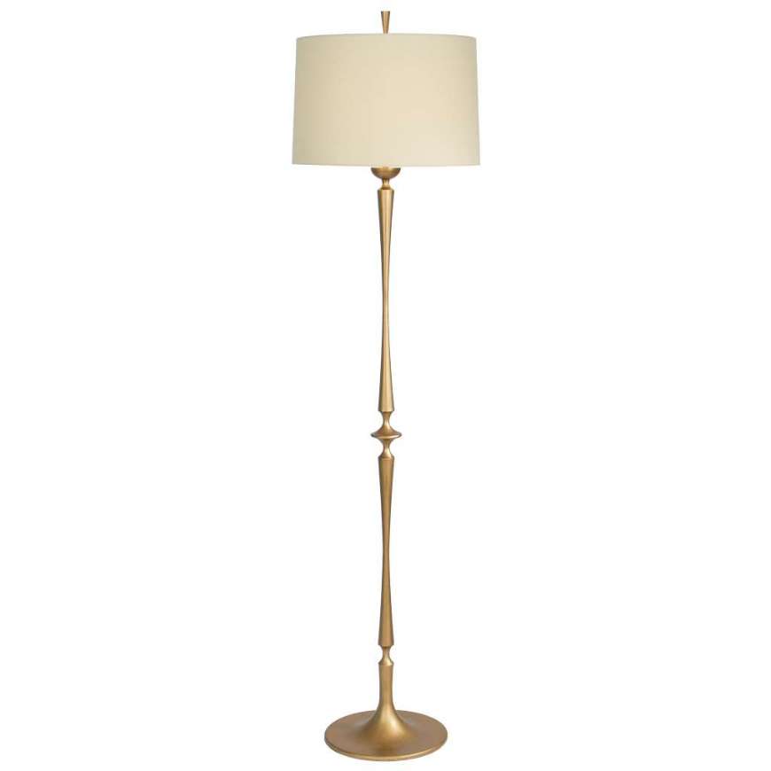 Picture of SPINDLE ▪FLOOR LAMP ●GILDED IRON