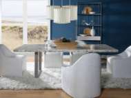 Picture of CARLY DINING CHAIR WITH CASTERS