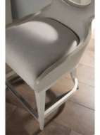 Picture of ZEITGEIST LINEN UPHOLSTERED SWIVEL BARSTOOL