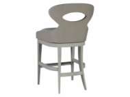 Picture of ZEITGEIST LINEN UPHOLSTERED SWIVEL BARSTOOL