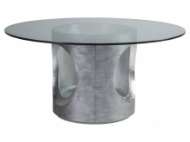 Picture of CIRCA ROUND DINING TABLE WITH GLASS TOP