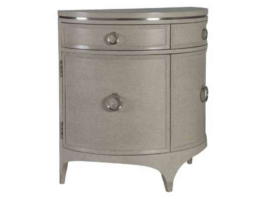 Picture of ZEITGEIST LINEN DEMILUNE CHEST