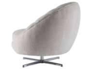 Picture of LUCILLE SWIVEL CHAIR - POLISHED CHROME BASE