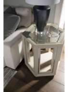 Picture of ZEITGEIST LINEN HEXAGONAL END TABLE