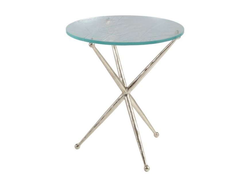 Picture of MARCUS CHAMPAGNE ROUND END TABLE