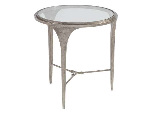 Picture of PORTO SILVER ROUND END TABLE