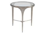 Picture of PORTO SILVER ROUND END TABLE