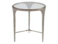 Picture of PORTO SILVER ROUND END TABLE