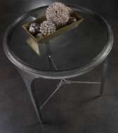 Picture of PORTO SILVER ROUND END TABLE