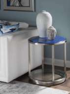 Picture of ULTRAMARINE ROUND END TABLE