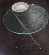 Picture of MARCUS SILVER ROUND END TABLE