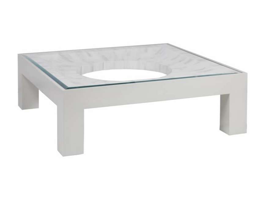 Picture of ELATION WHITE SQUARE COCKTAIL TABLE