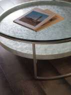 Picture of CUMULUS CAPIZ LARGE ROUND COCKTAIL TABLE