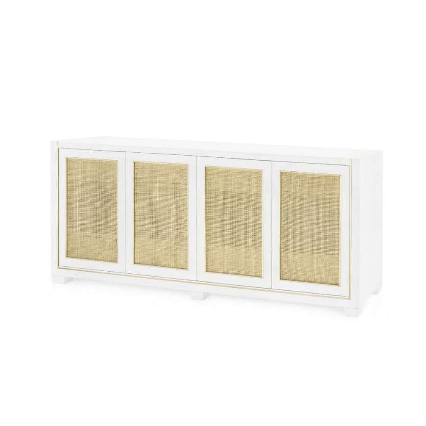 Picture of KAREN 4-DOOR CABINET, VANILLA