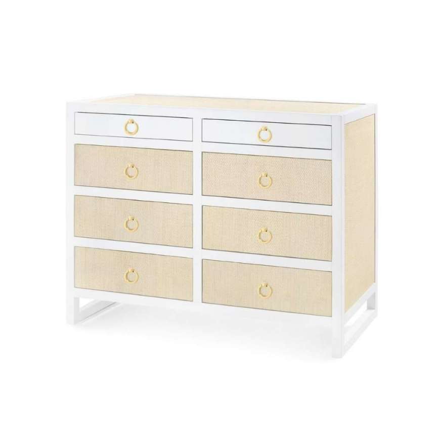 Picture of MALLET 8-DRAWER, VANILLA