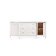 Picture of FAIRFAX 3-DRAWER 2-DOOR CABINET, VANILLA